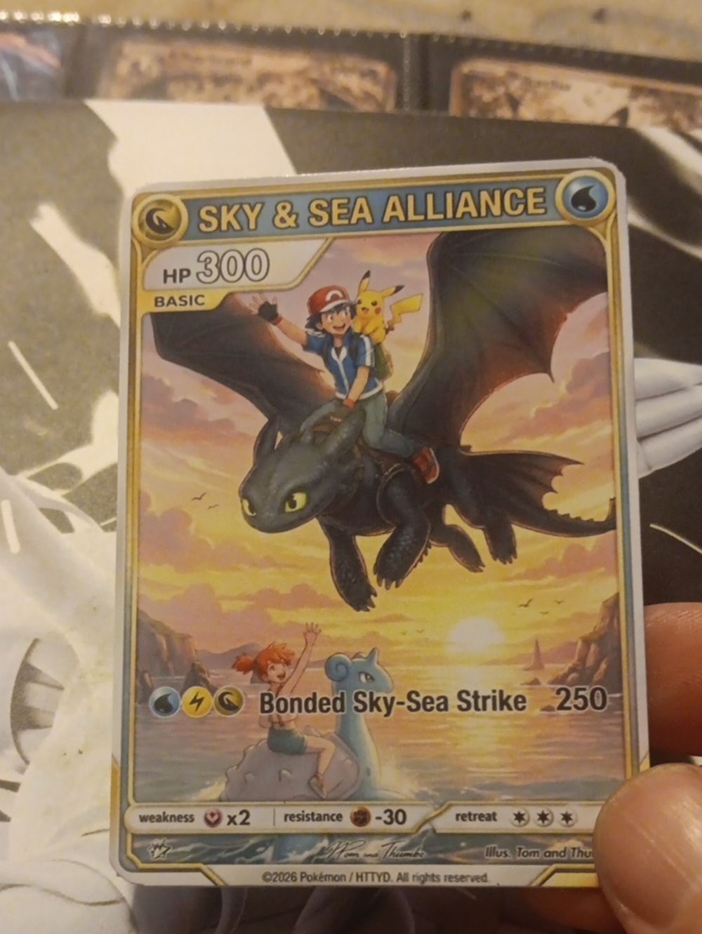 Sky & Sea Alliance Card – Yellow, Black Artwork